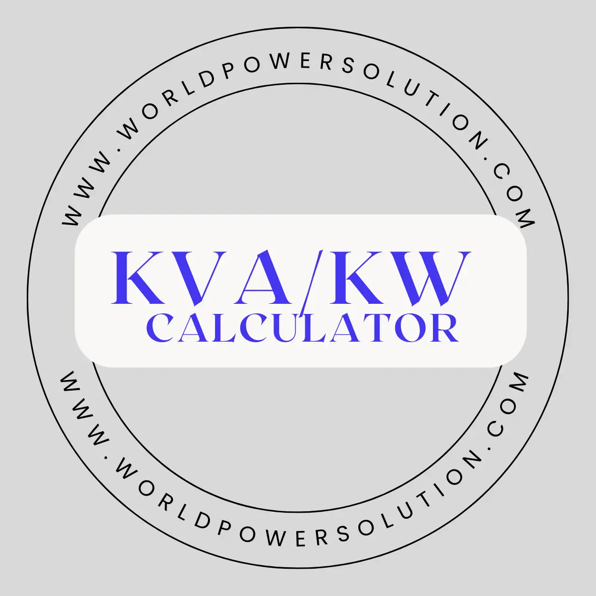 What is KVA/KW and how is it calculated? WPS